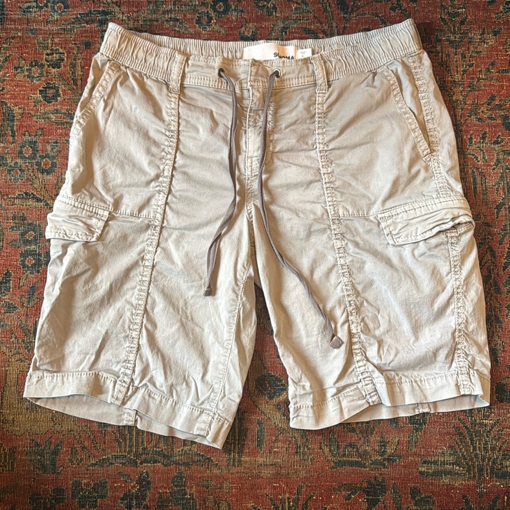 Long cargo hiking shorts